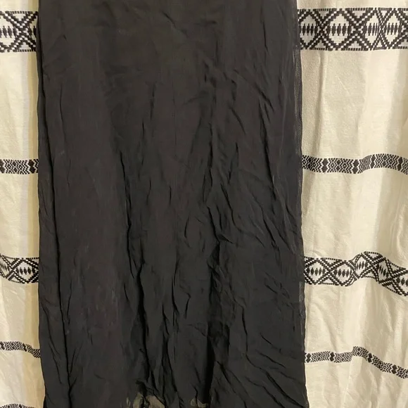 Pier 1 Black Maxi Dress with Button Detail - Picture 14 of 16